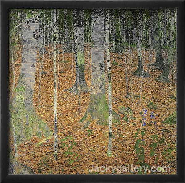 The Birch Wood by Gustav Klimt paintings reproduction